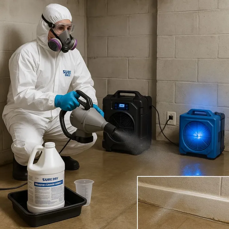Sanitization and Odor Removal process in Halfway, MD